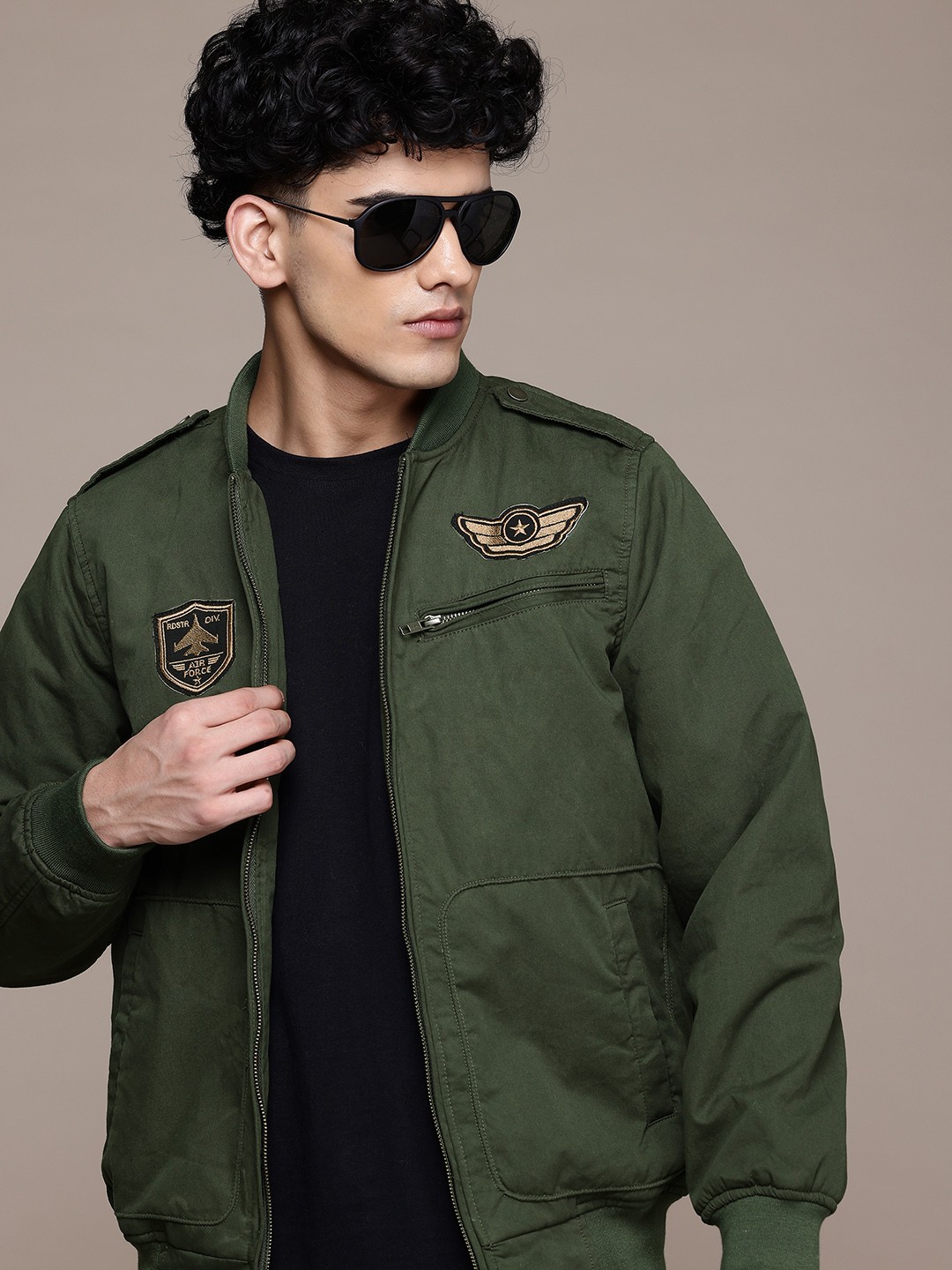 

The Roadster Lifestyle Co. Bomber Jacket, Olive