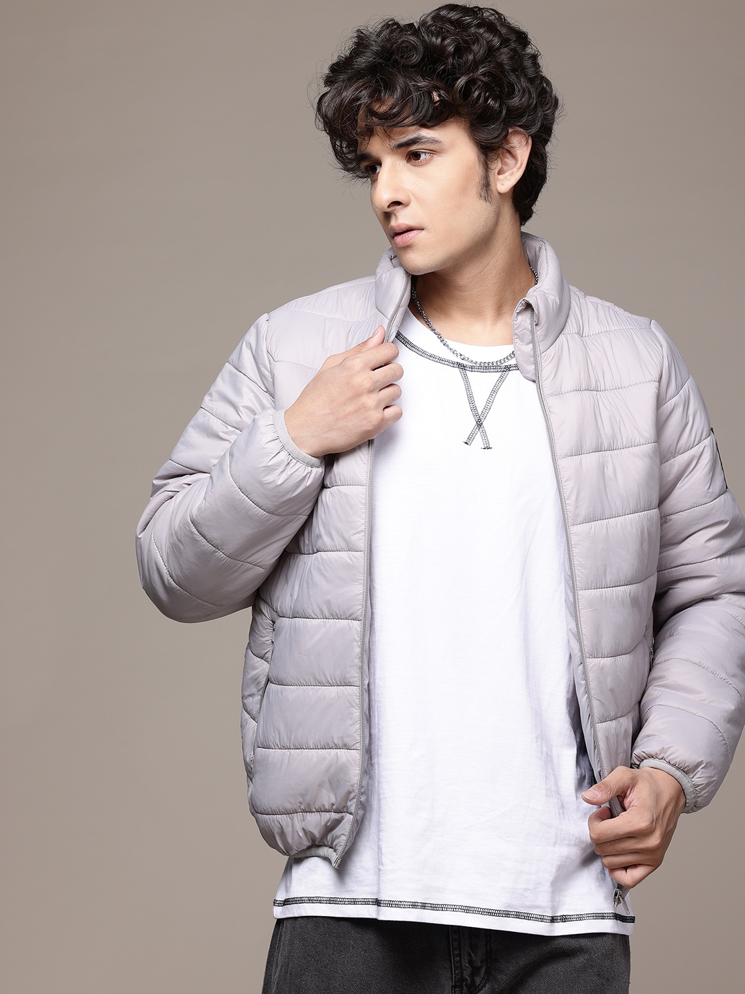 

The Roadster Lifestyle Co. Padded Jacket, Grey