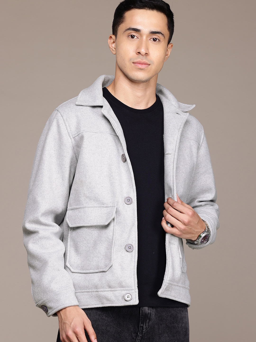 

The Roadster Lifestyle Co. Tailored Jacket, Grey