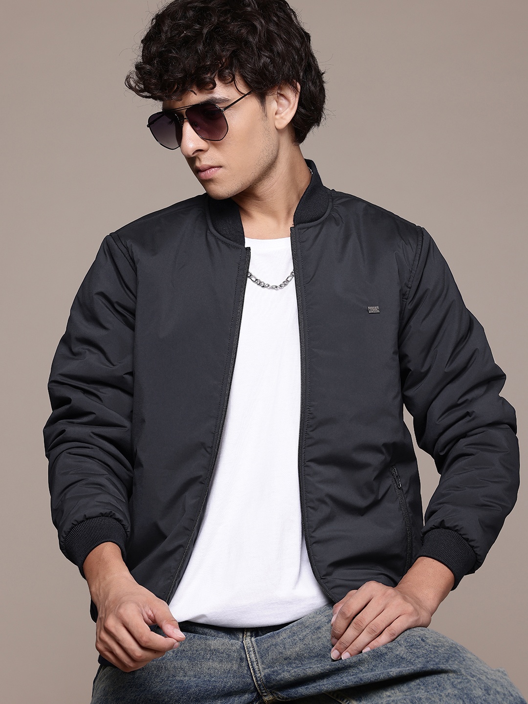 

The Roadster Lifestyle Co. Bomber Jacket, Black