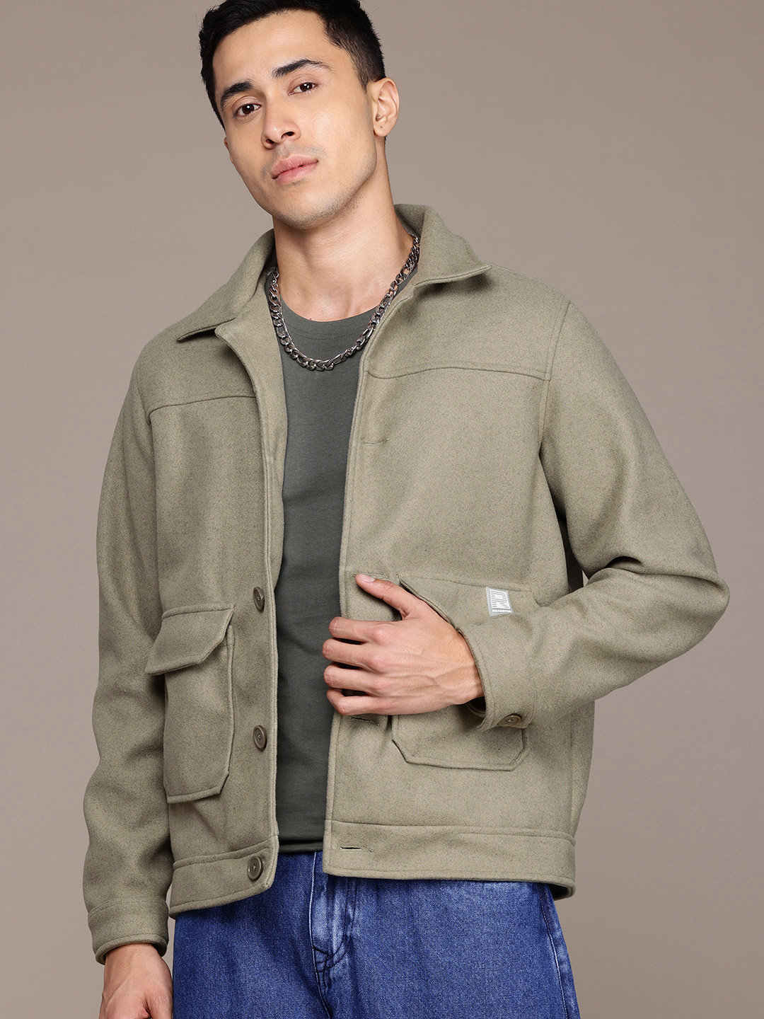 

The Roadster Lifestyle Co. Open Front Jacket, Green