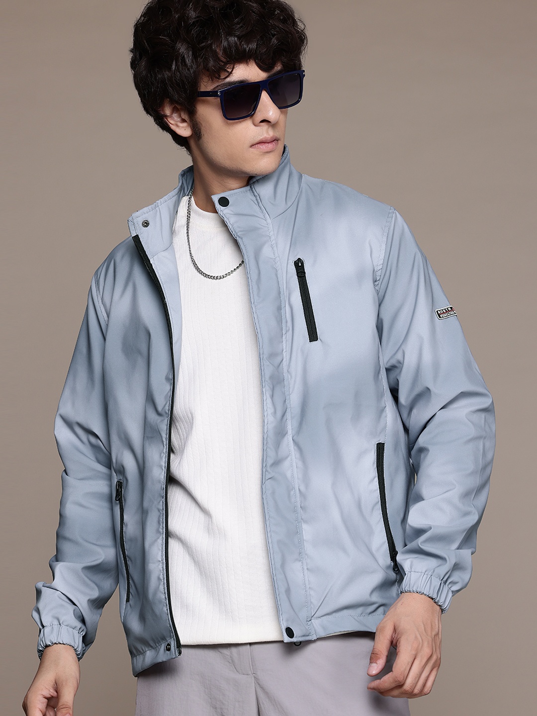 

The Roadster Lifestyle Co. Ombre Effect Tailored Jacket, Grey