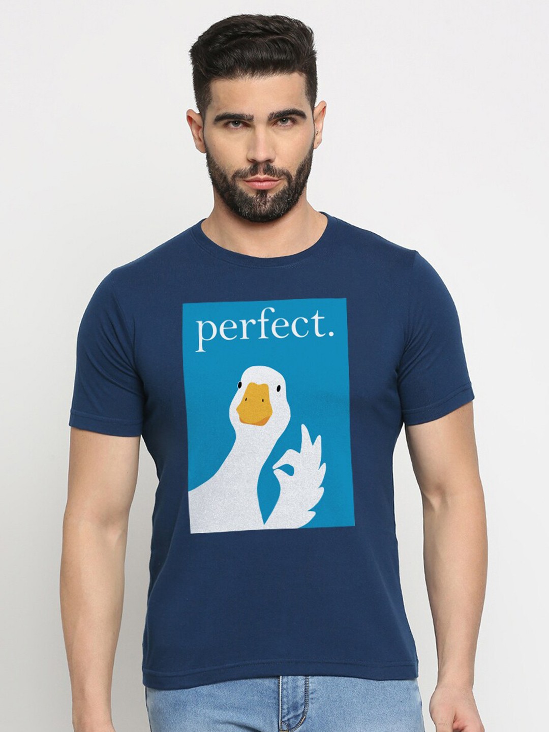 

MOD ECRU Unisex Pockets T-shirt, Blue
