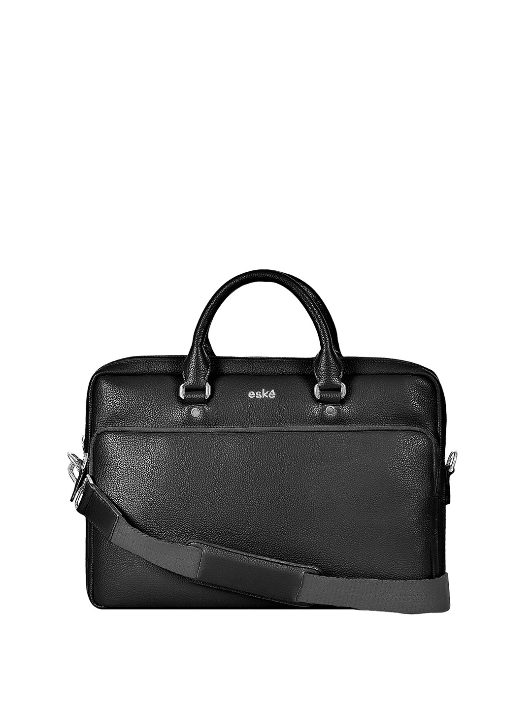 

Eske Danielle Vegan Leather Upto 16inch Laptop Messenger Bag, Black