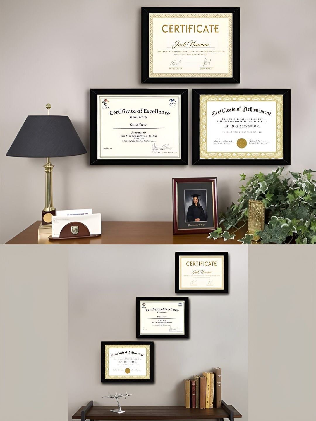 

AbhiKalpya Art Studio-Get a vibe Black 4 Pieces Wall Photo Frames