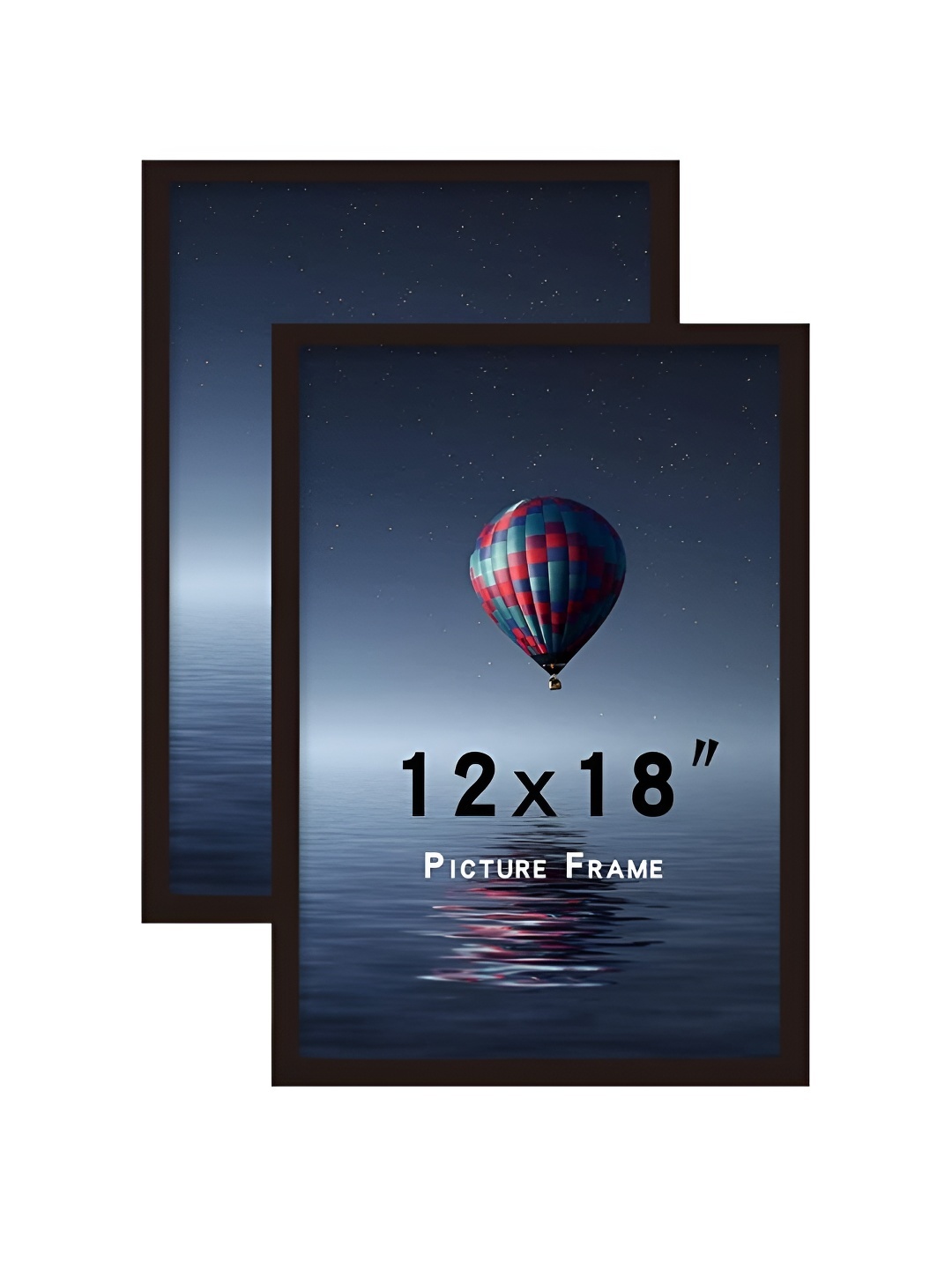

AbhiKalpya Art Studio-Get a vibe Black 2 Pieces Wall Photo Frames
