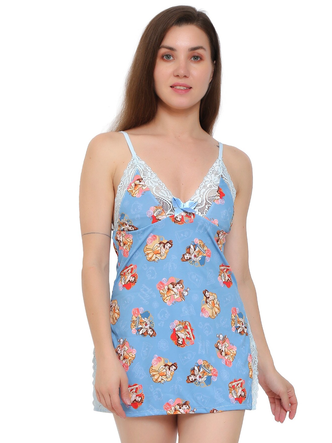 

SSoShHub Princess Printed Shoulder Straps Baby Doll, Blue