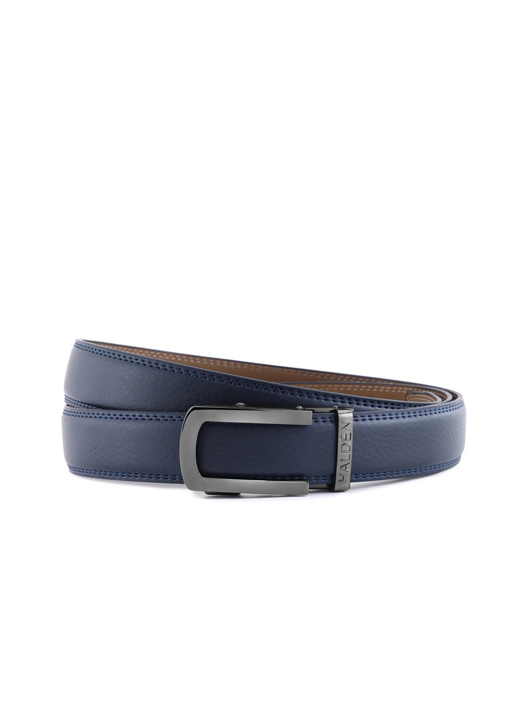 

HALDEN Men Leather Belt, Black