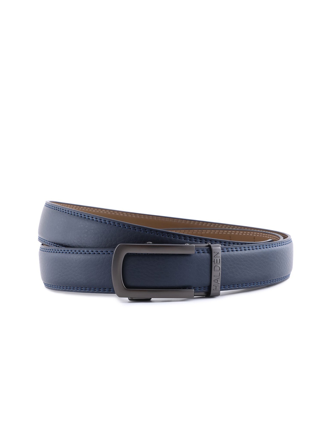 

HALDEN Men Leather Belt, Black