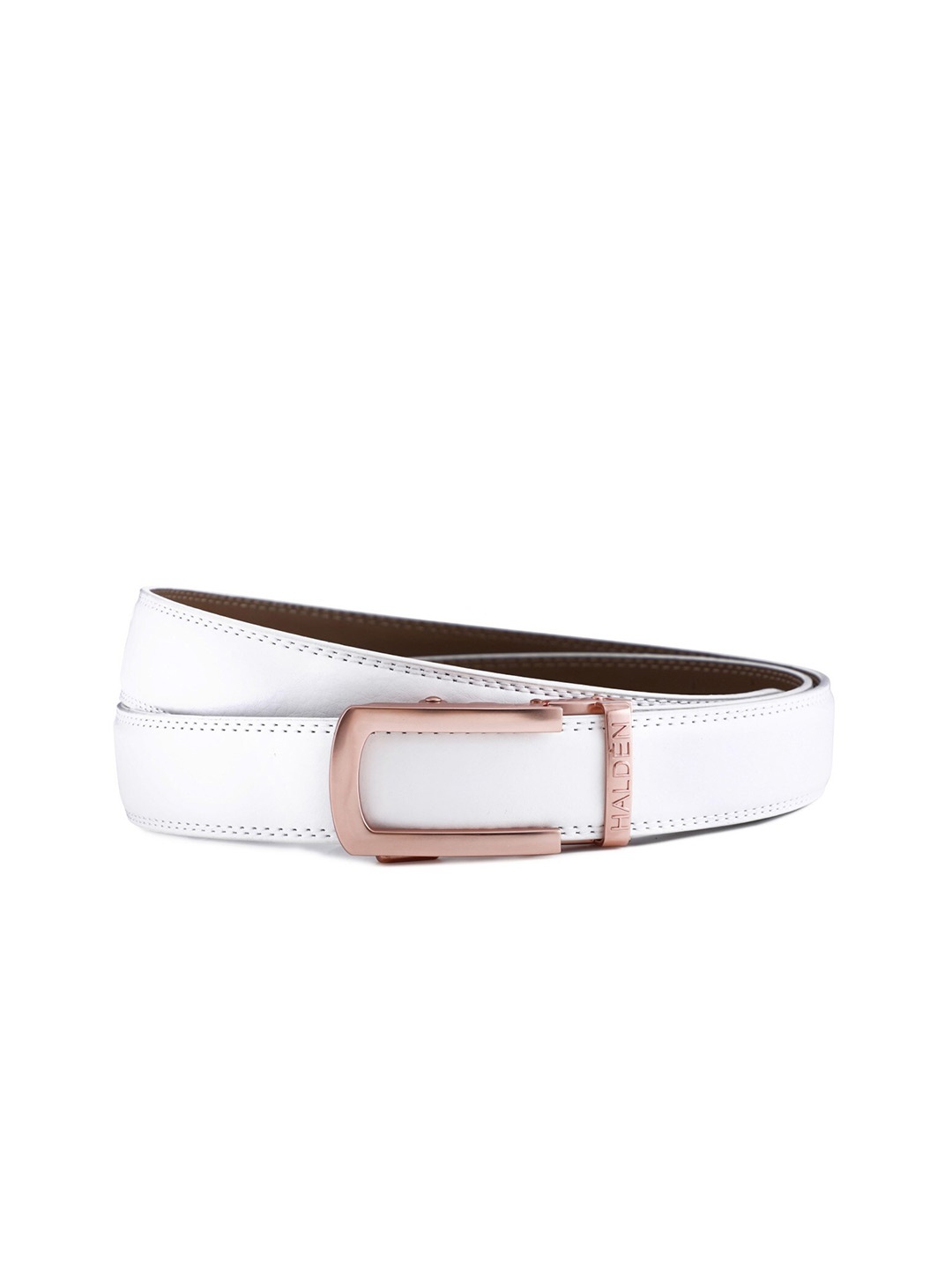 

HALDEN Men Leather Belt, Rose