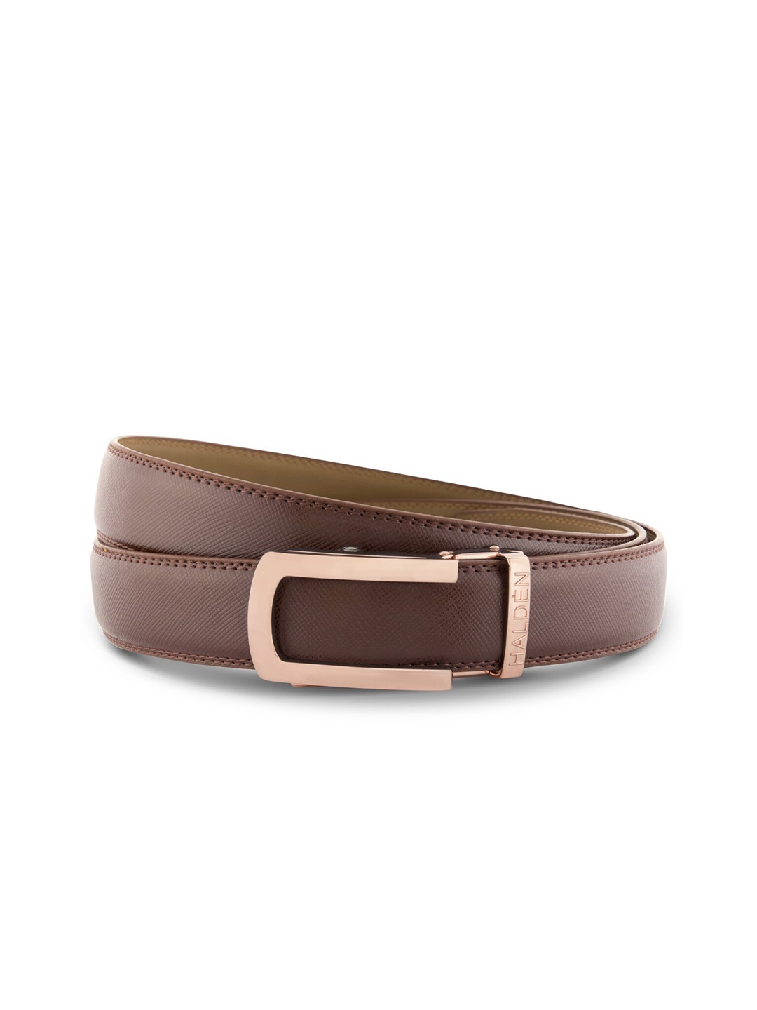 

HALDEN Men Leather Belt, Rose