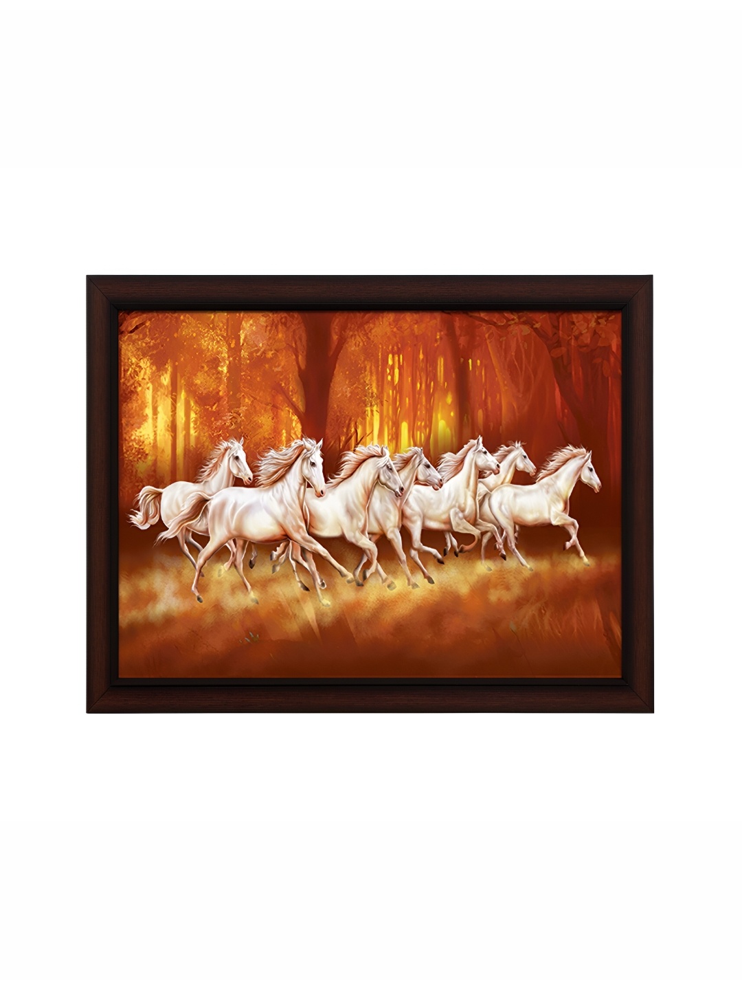 

masstone Black & White Running Horses Animals Wall Art