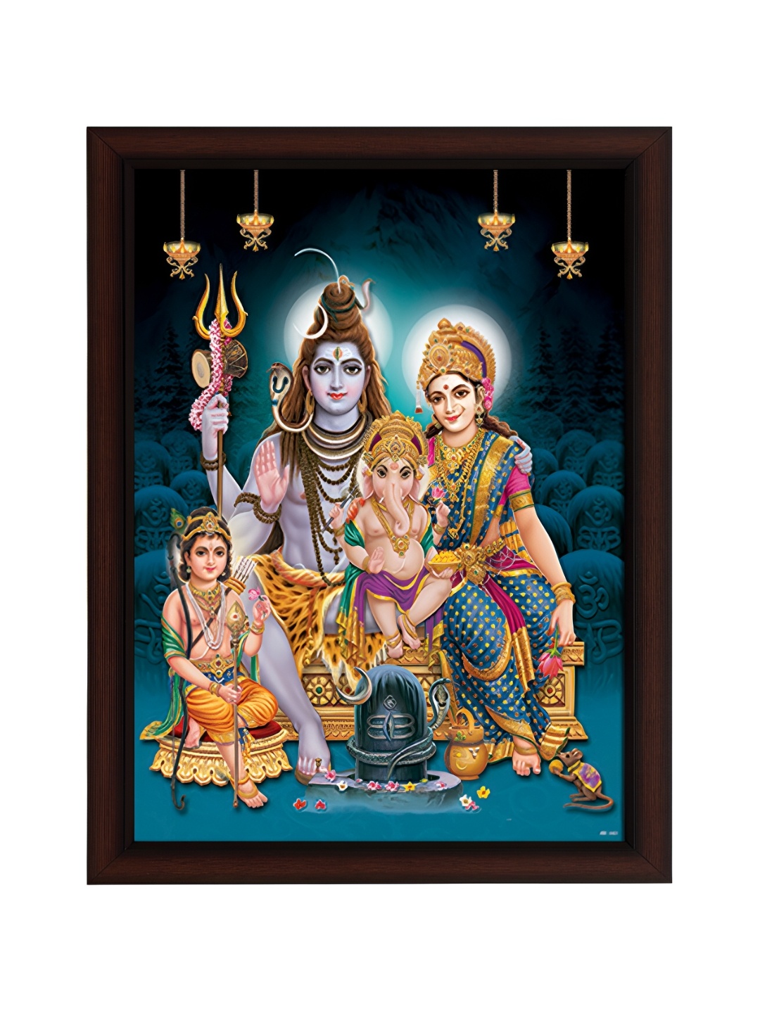 

masstone Brown Synthetic Wooden Religious Wall Art