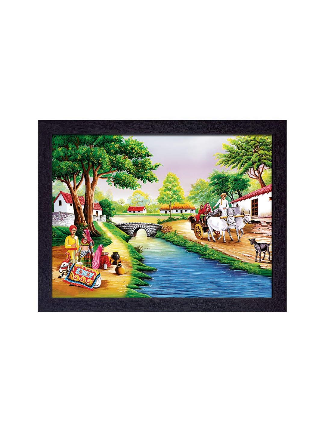 

masstone Brown Synthetic Wooden Floral and Botanical Wall Art