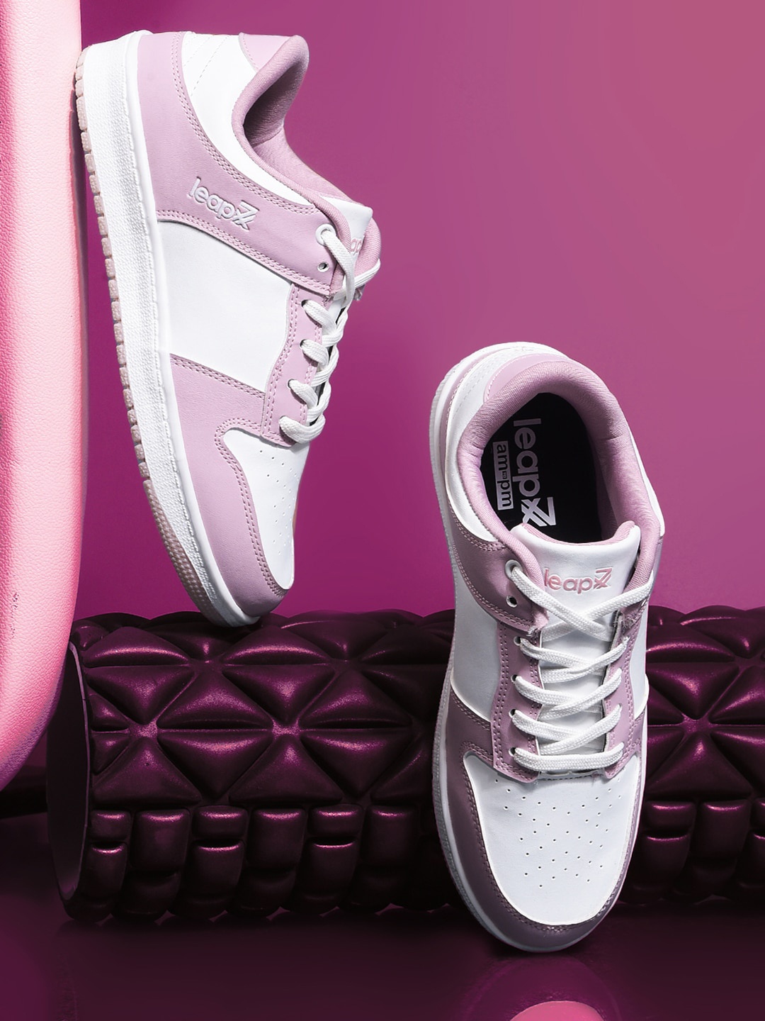 

Liberty Women Colourblocked Round Toe Memory Foam Sneakers, Pink