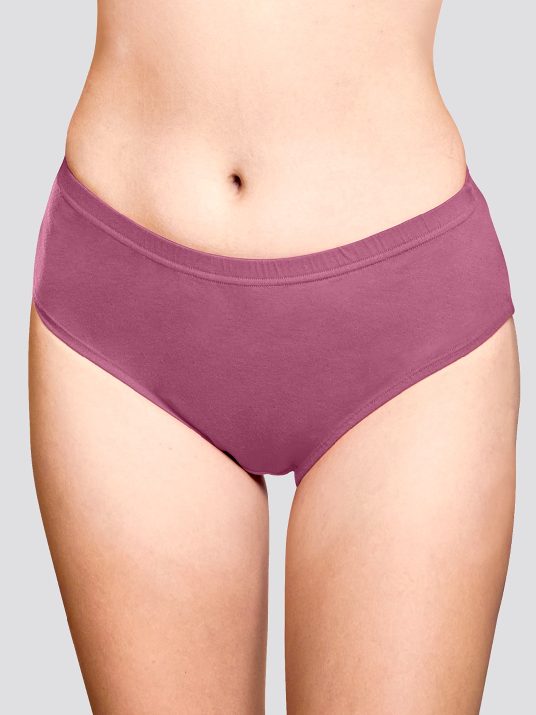 

Kalyani Theo Pack Of 3 Mid-Rise Anti-Odour Medium Coverage Hipster Briefs, Pink