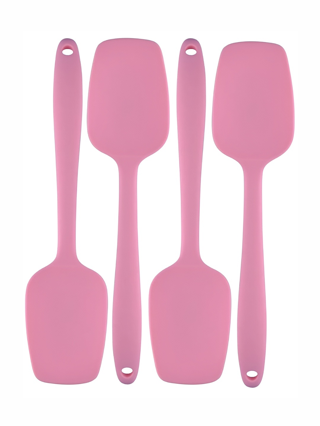 

P-Plus International 4 Pieces Purple Silicone Spatulas, Pink