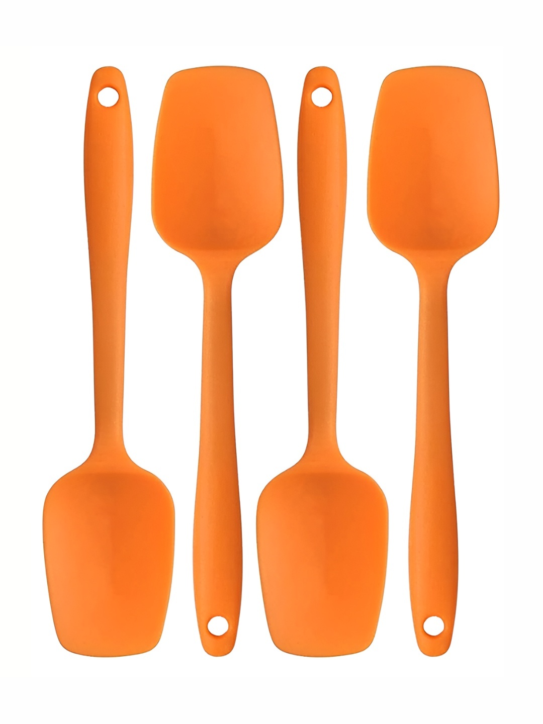 

P-Plus International 4 Pieces Orange-Colored Silicone Spatulas