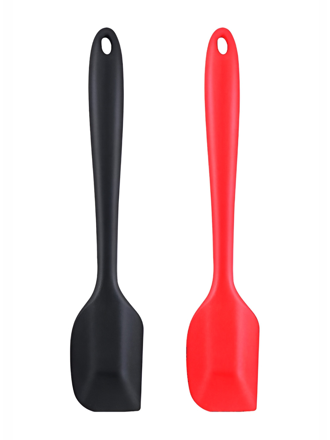 

P-Plus International 2-Pcs Red & Black Silicone Cooking Spatula