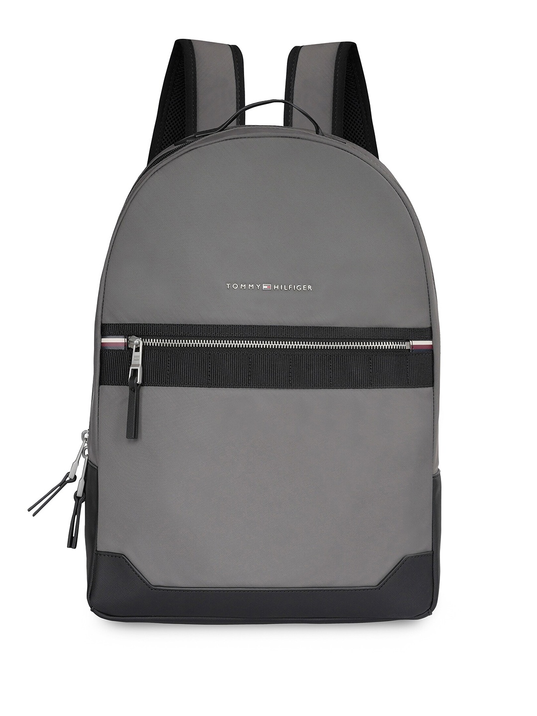 

Tommy Hilfiger Men Brand Logo Printed Backpack 1.44L, Grey