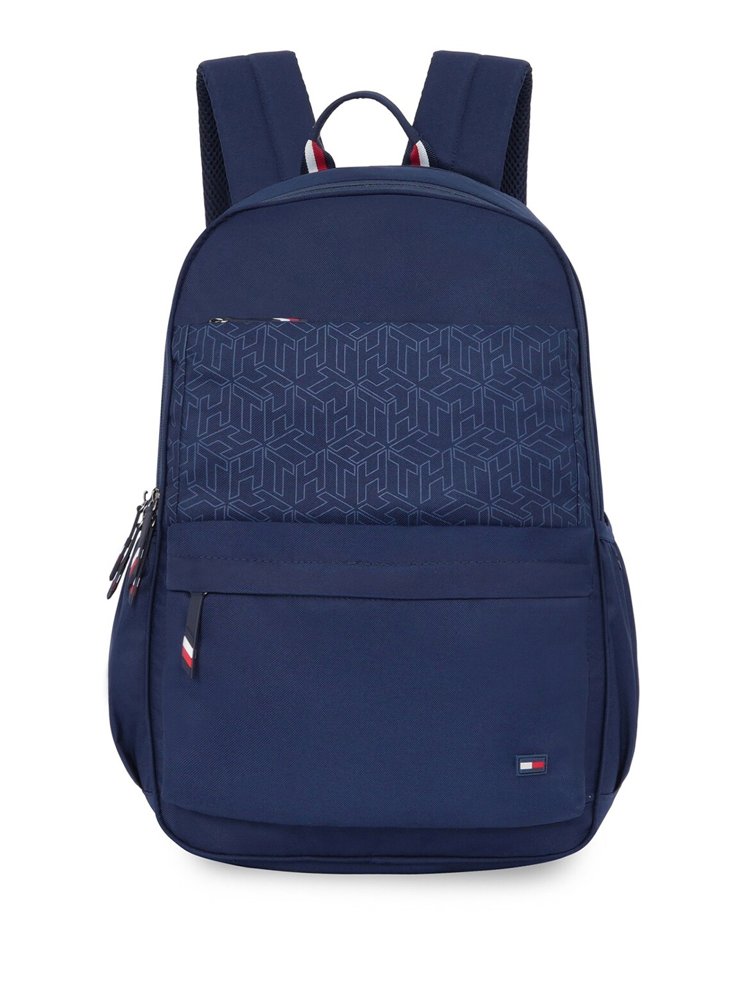

Tommy Hilfiger Unisex Geometric Printed Backpack 26L, Navy blue