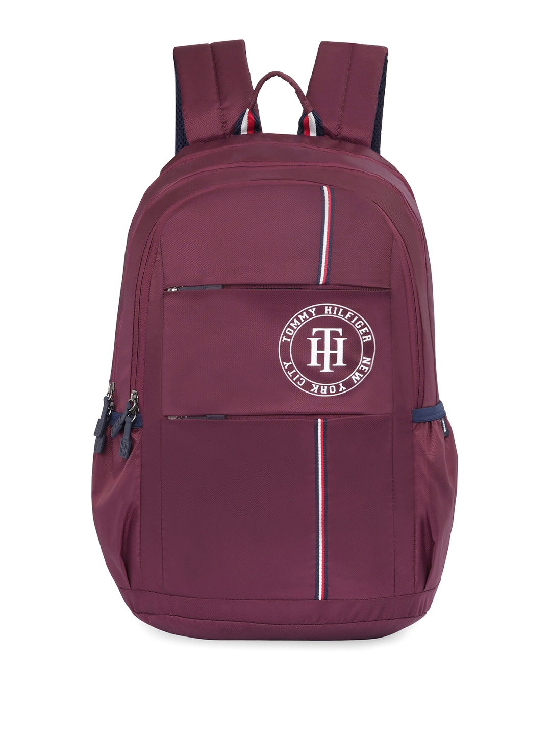 

Tommy Hilfiger Unisex Brand Logo Printed Backpack 34L, Black