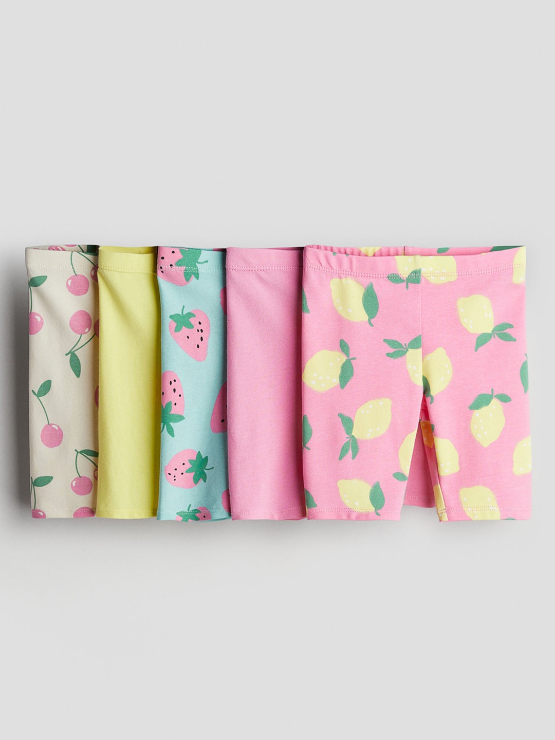 

H&M Girls 5-Pack Cycling Shorts, Pink