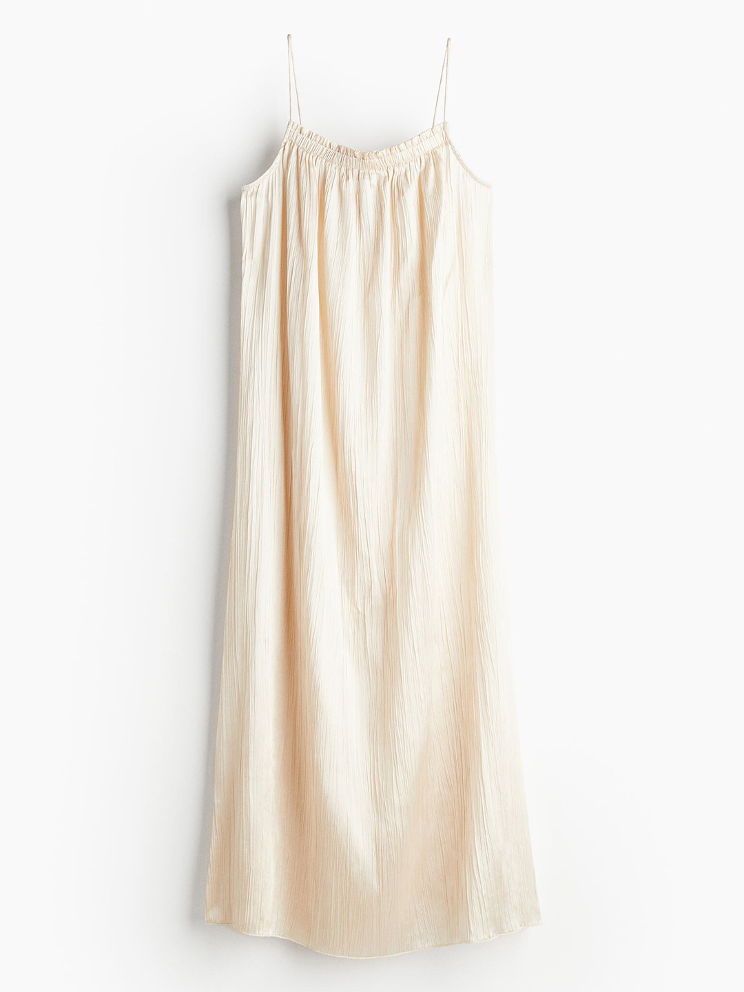 

H&M Women Satin Slip Dress, Beige