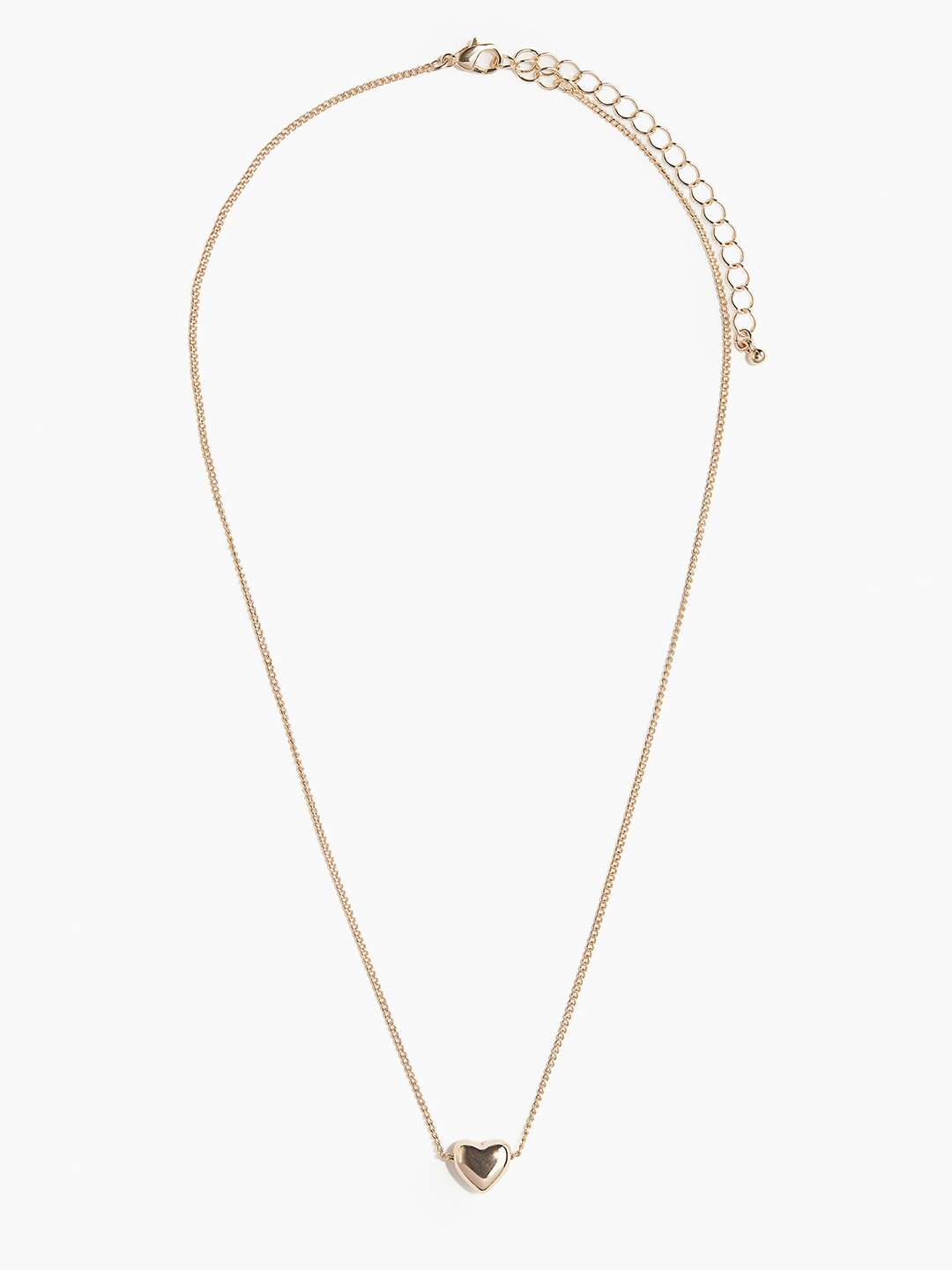 

H&M Heart-Bead Necklace, Gold