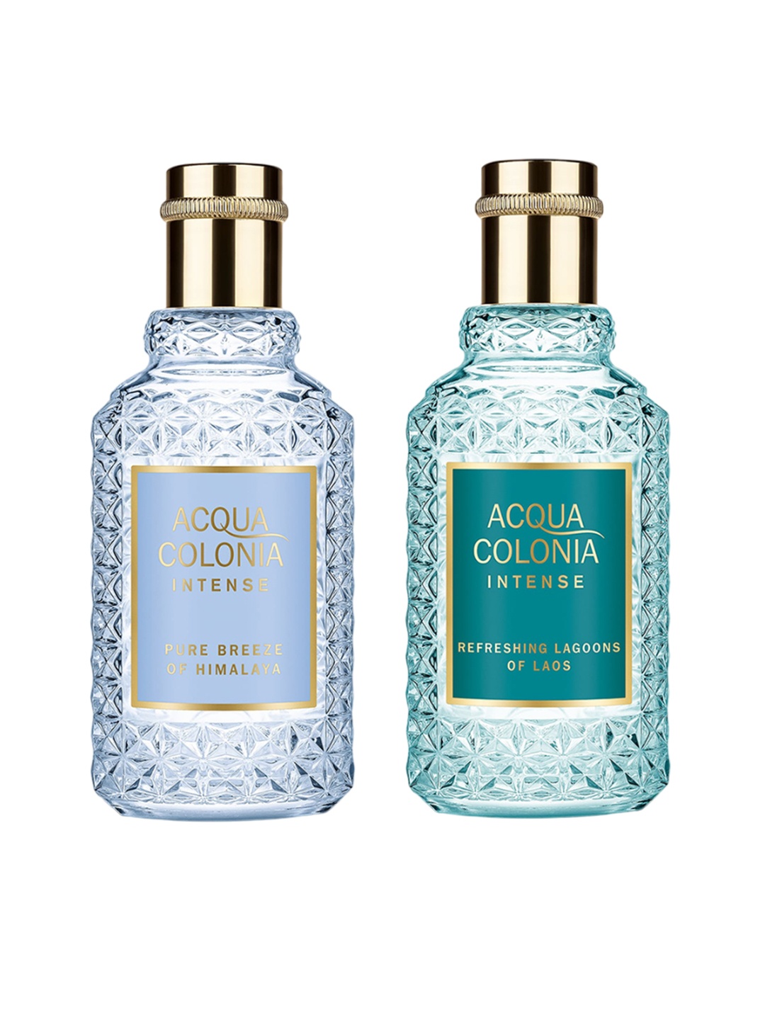 

4711 Acqua Colonia Intense 2-Pcs Himalaya & Refreshing Lagoons Of Laos EDC-50ml Each, Transparent