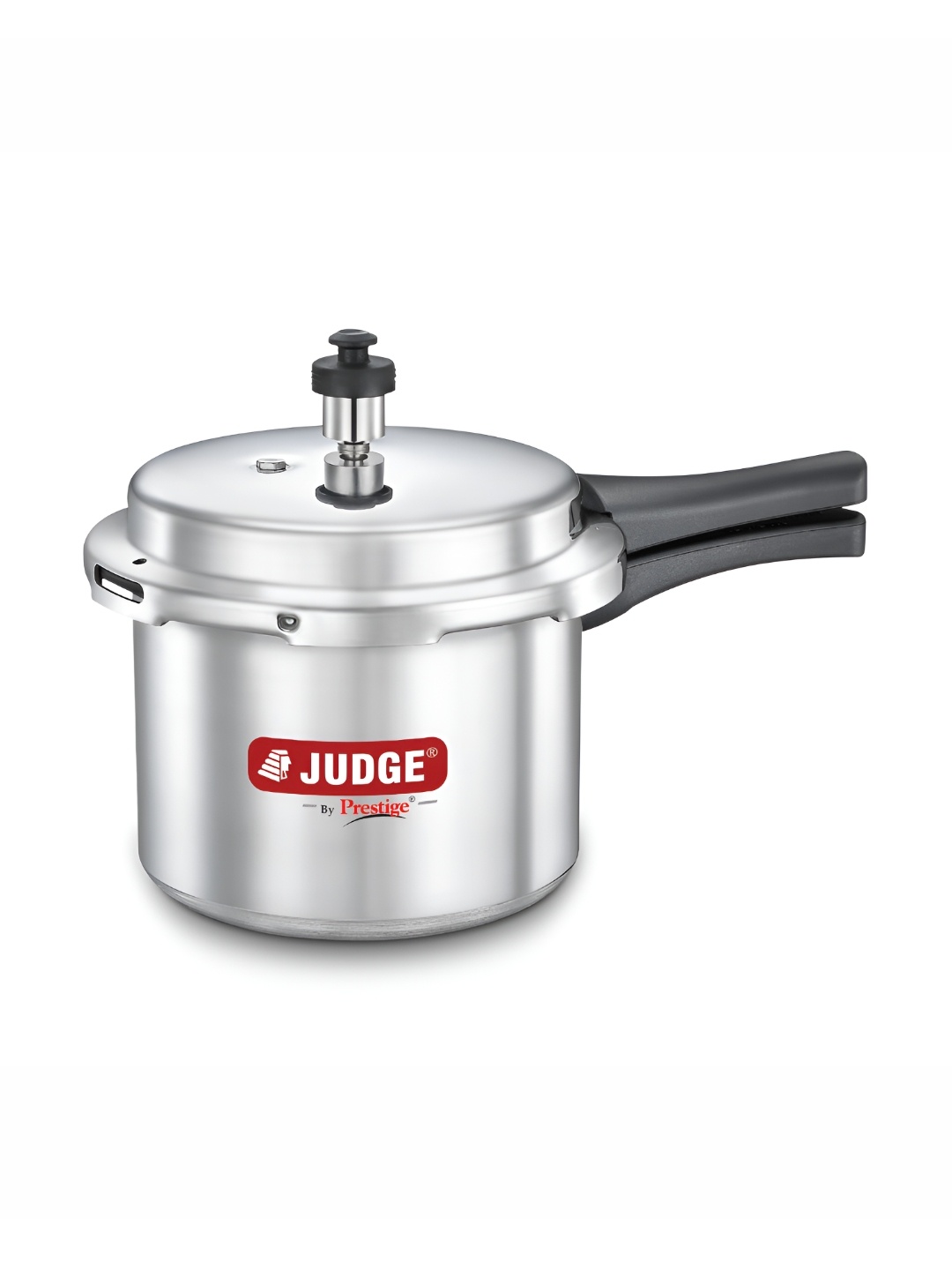 

JUDGE By Prestige Deluxe Silver Toned & Black Induction Bottom Pressure Cooker 3 L