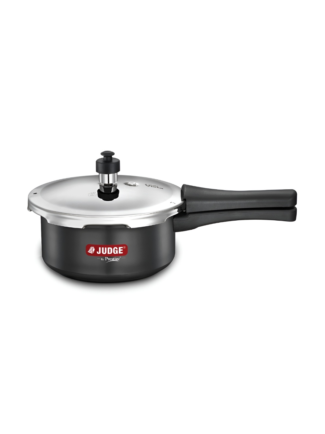 

JUDGE By Prestige Silver Toned & Black Hard Anodized Pressure Cooker 2 L