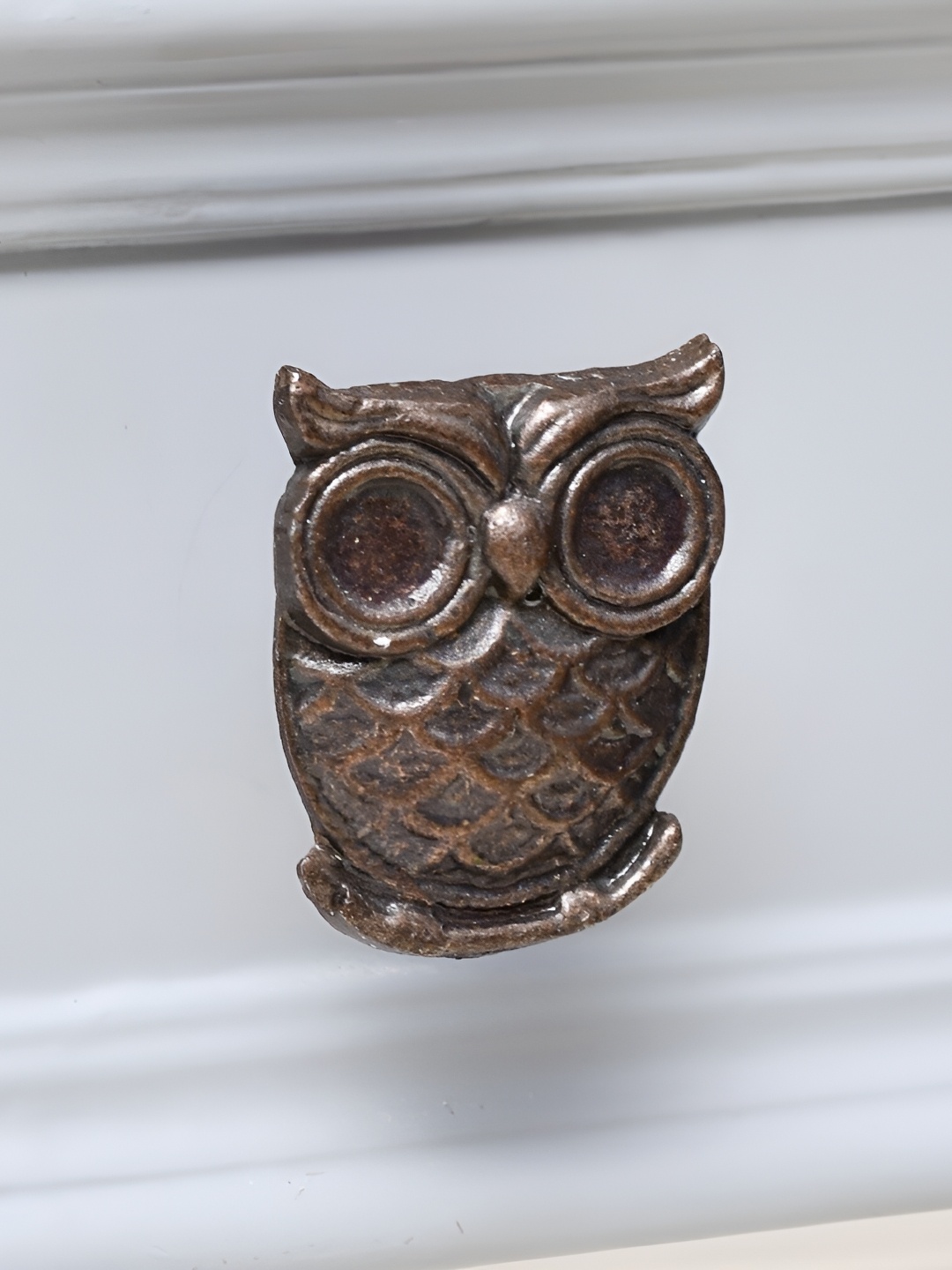 

Indianshelf Brown Owl Shaped Dresser Knobs