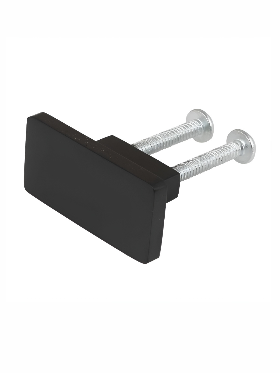 

Indianshelf Black Rectangular Stainless Steel Cabinet Knob