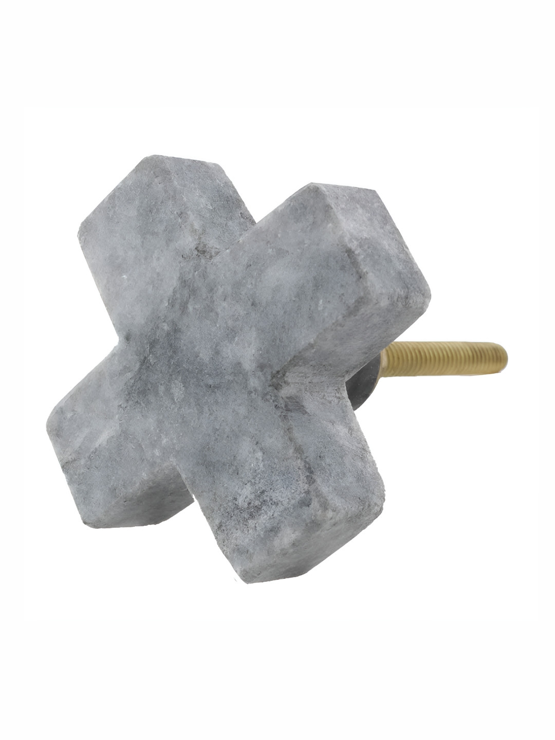 

Indianshelf Grey Cross Shaped Cabinet Knobs