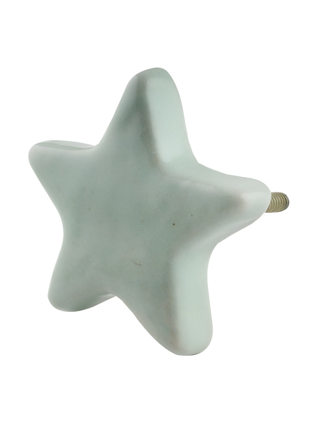 

Indianshelf Green Star-Shaped Ceramic Cabinet Knob
