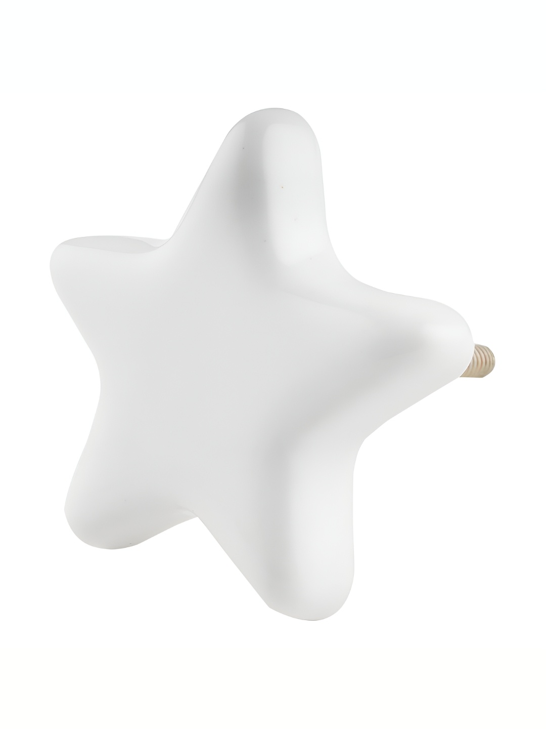 

Indianshelf White Star-Shaped Ceramic Thick & Rust-free Cabinet Knob