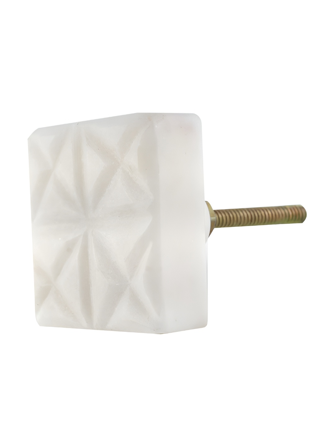 

Indianshelf White Square Shaped Dresser Knobs