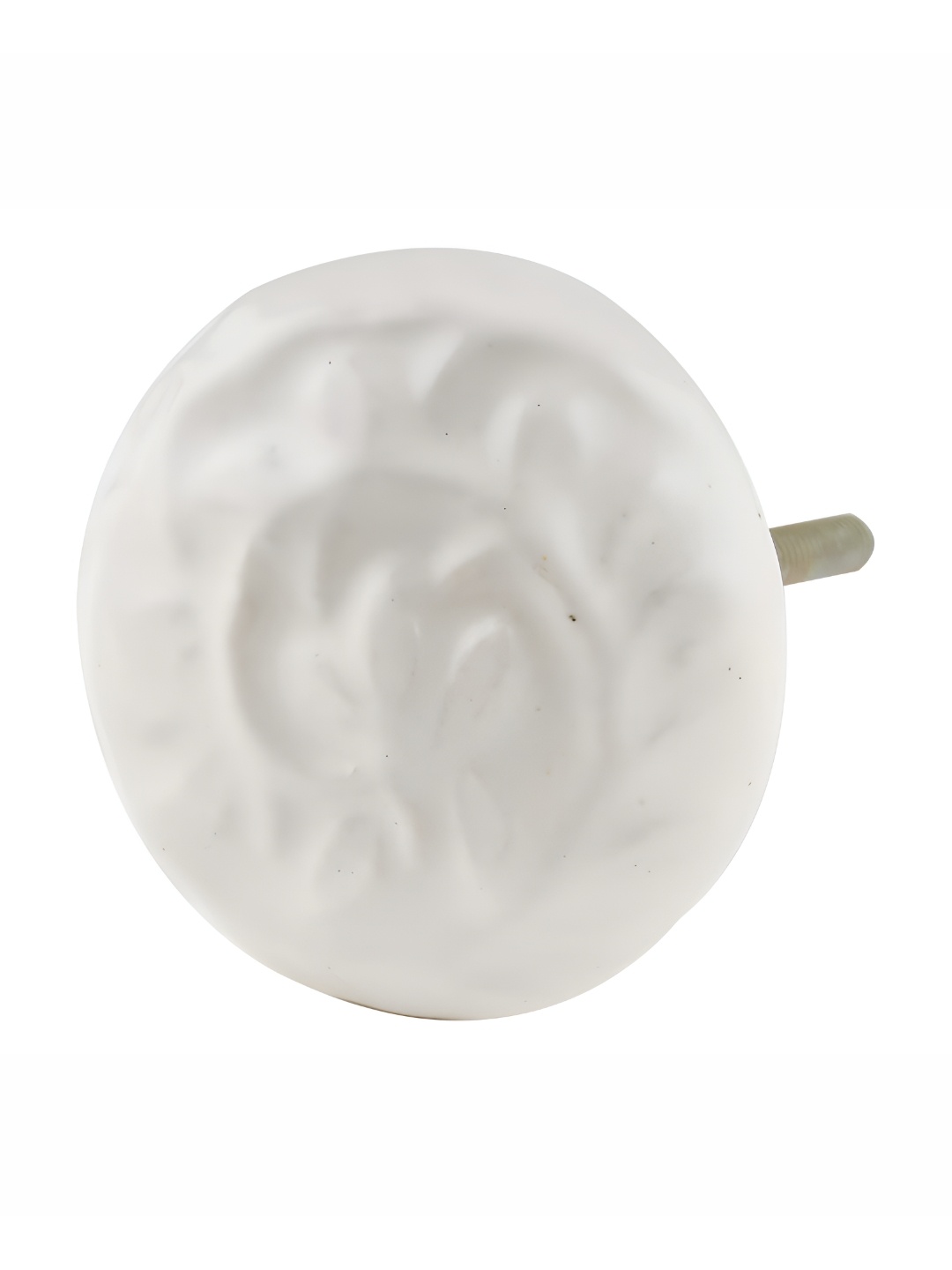 

Indianshelf Cream Floral Ceramic Cabinet Knob