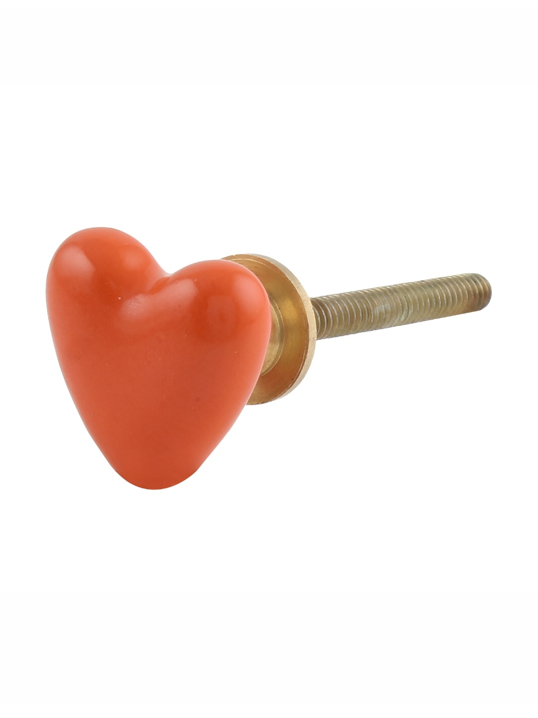 

Indianshelf Orange Coloured Tiny Heart Cabinet Knobs