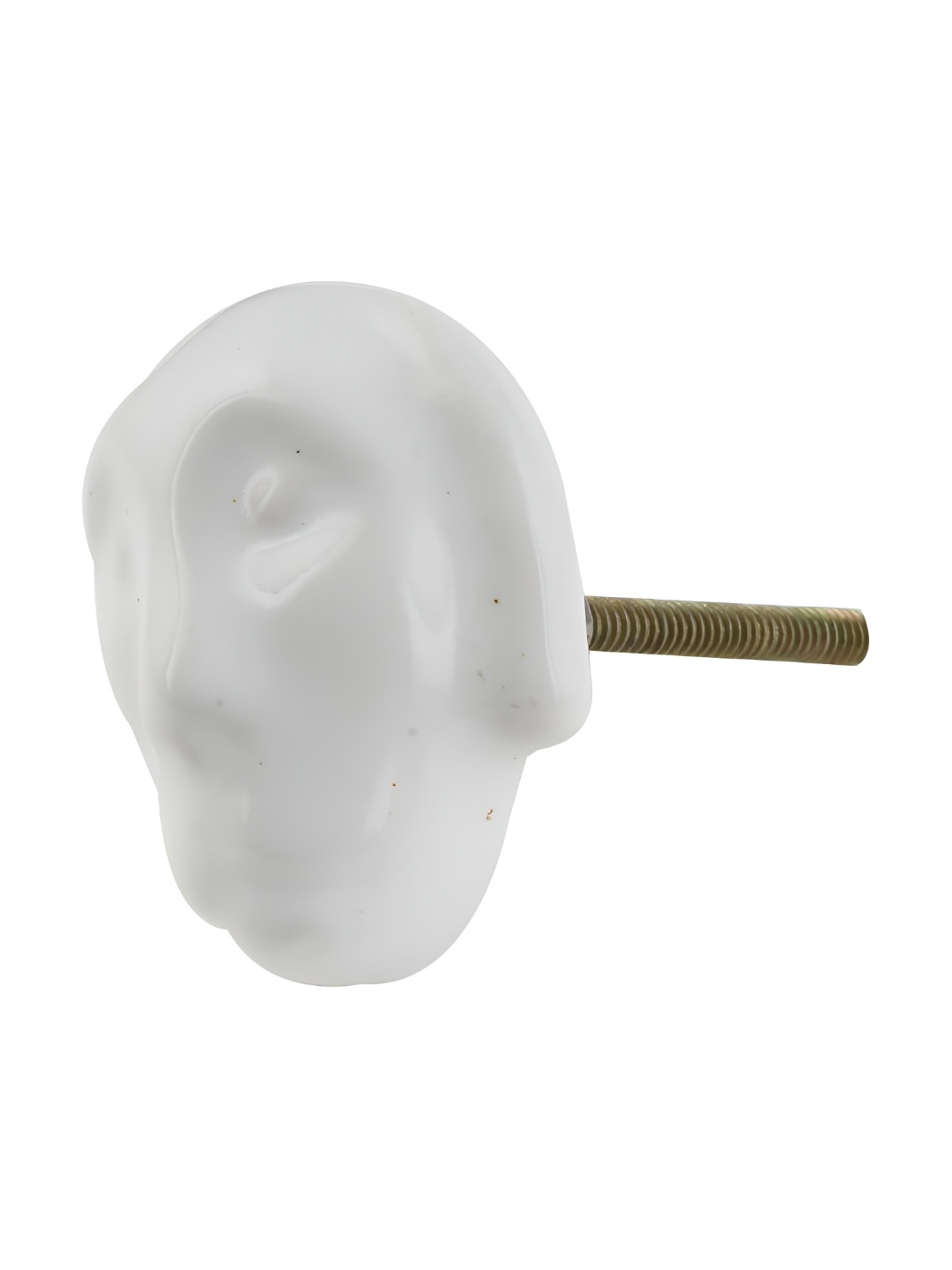 

Indianshelf White Monkey Head Cabinet Knobs