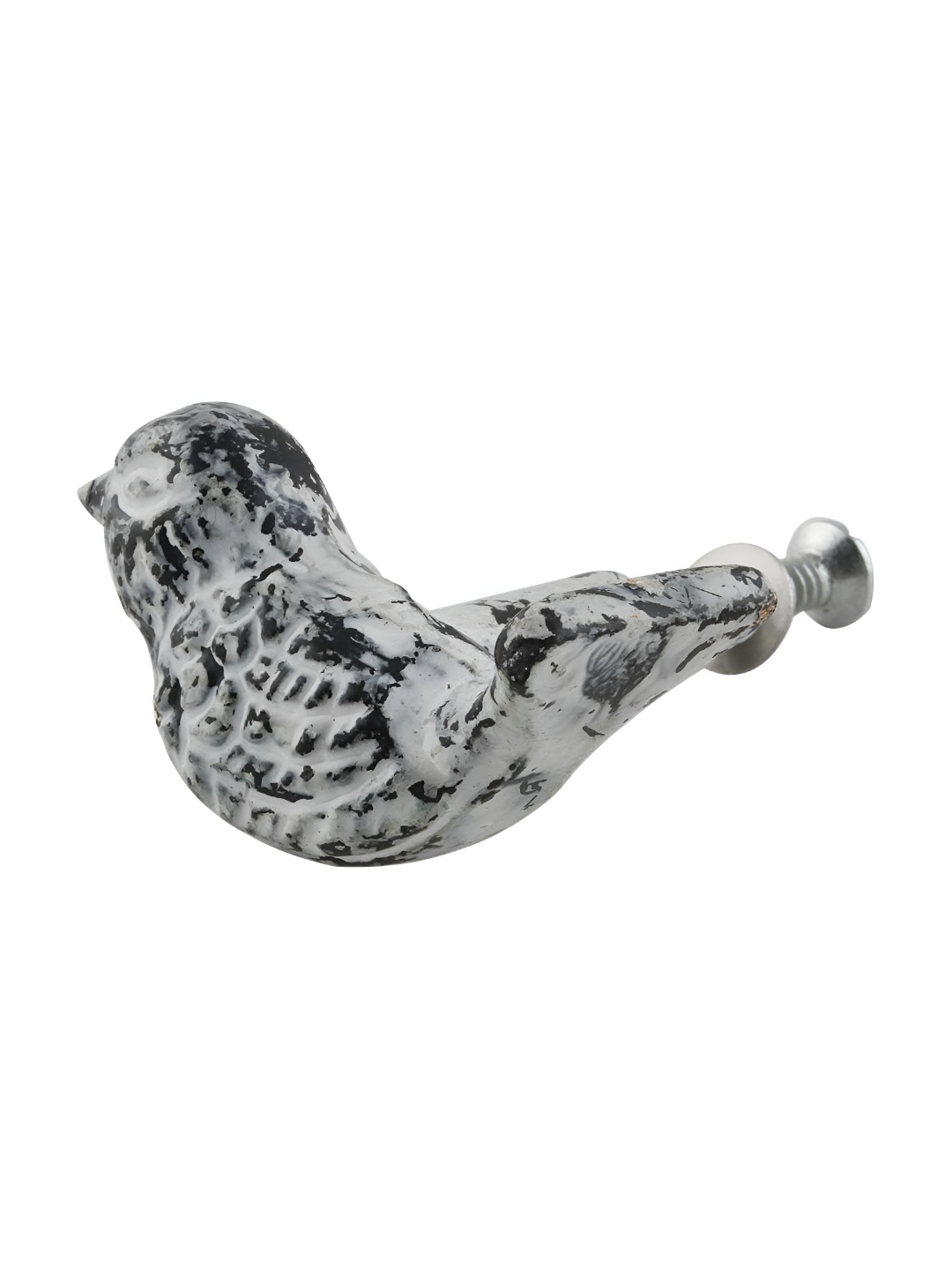 

Indianshelf White & Black Bird Shaped Cabinet Knob