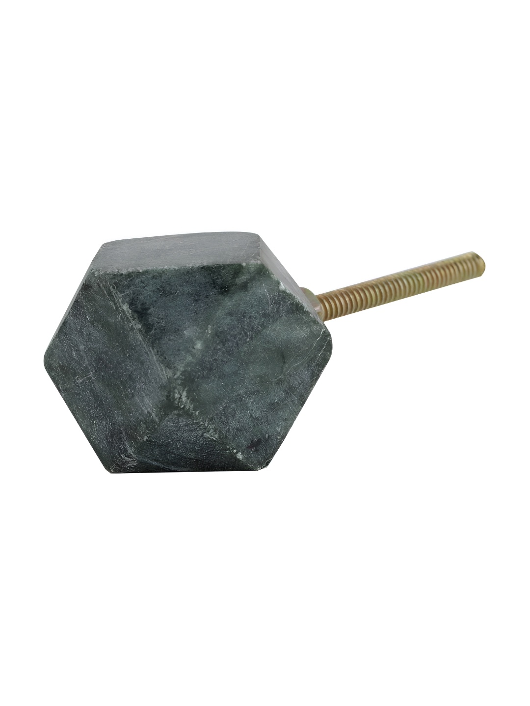 

Indianshelf Green Hexagon-shaped Marble Cabinet Knob