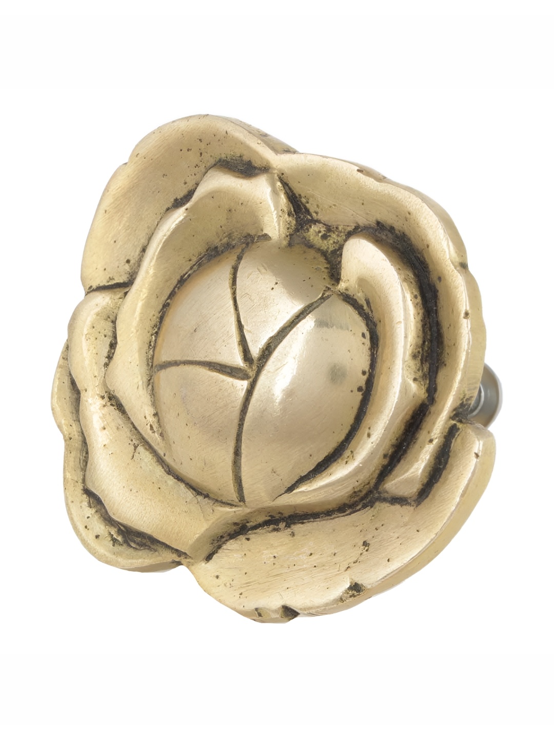 

Indianshelf Beige Rose Shaped Dresser Drawer Knob