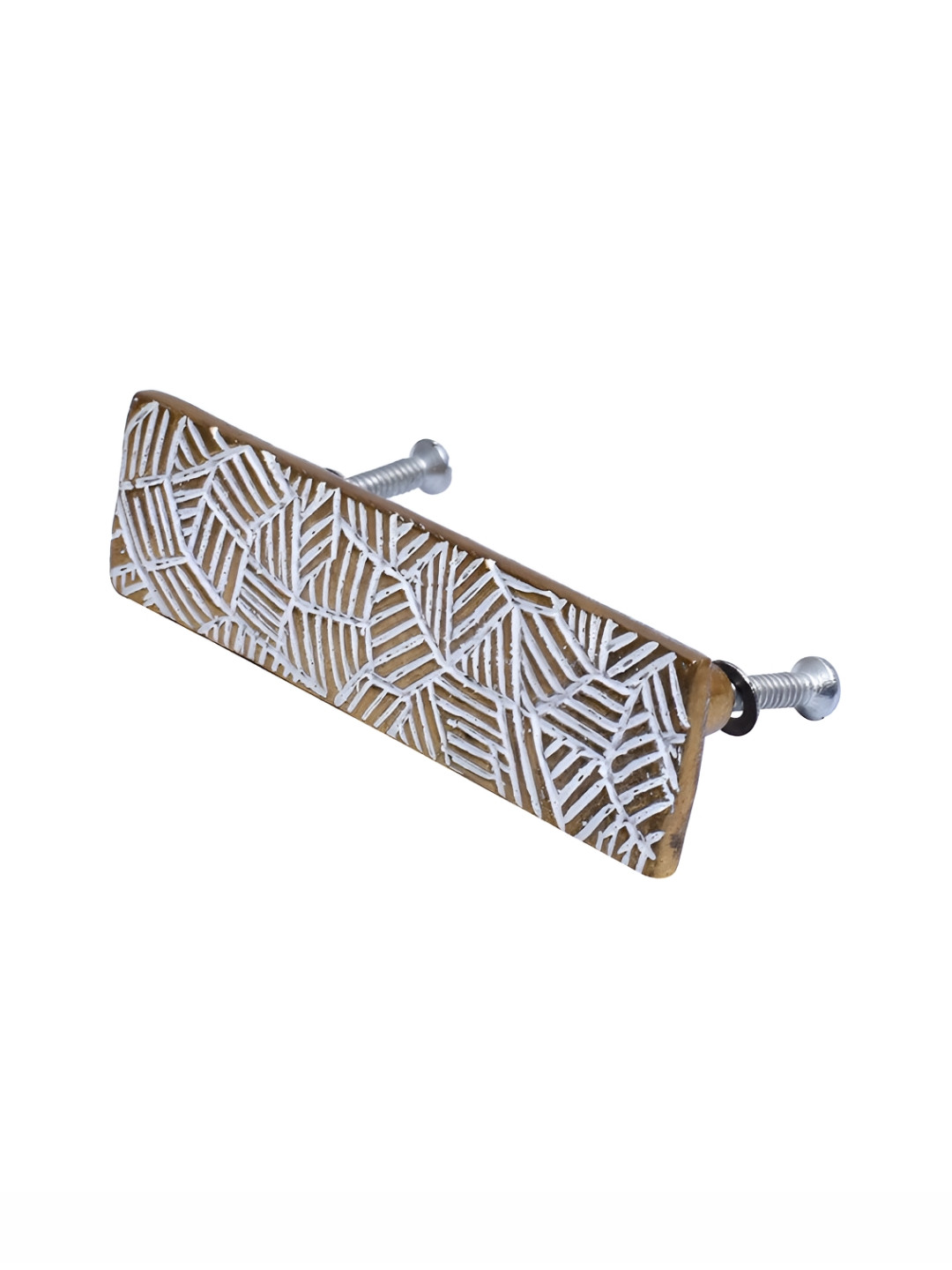 

Indianshelf Metallic Toned Leaves-designed Thick & Rust-free Aluminium Knob