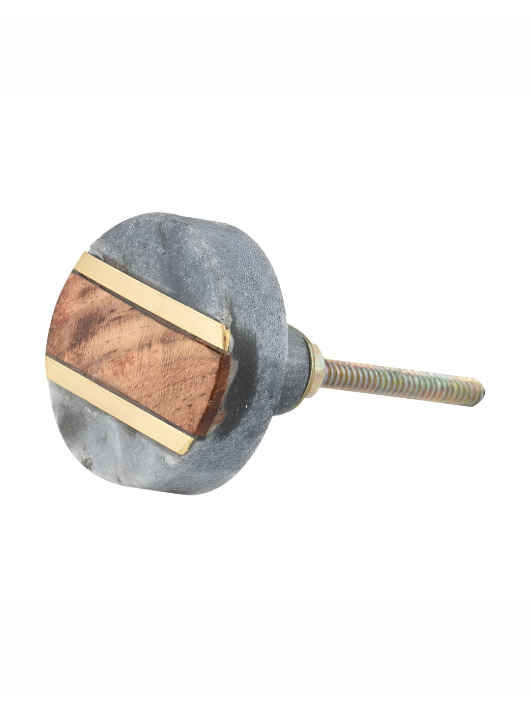 

Indianshelf Grey & Brown Round Shaped Cabinet Knobs