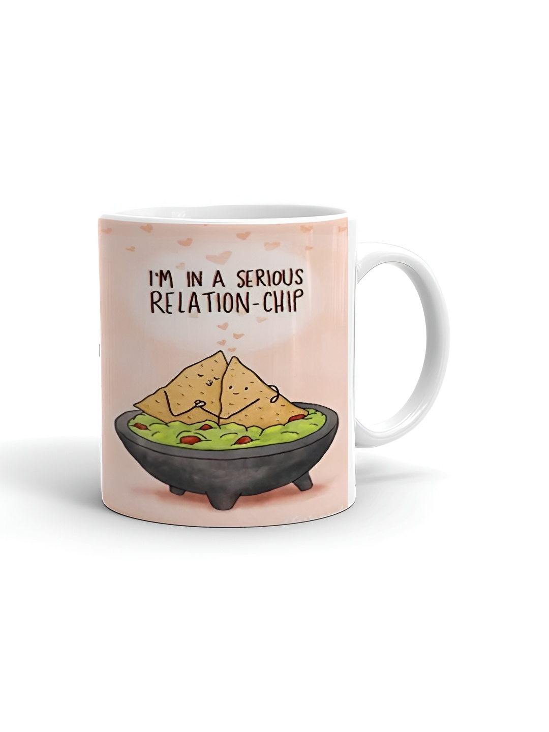 

Khakee White & Black Text or Slogans Printed Glossy Microwave Safe Mugs 325 ml