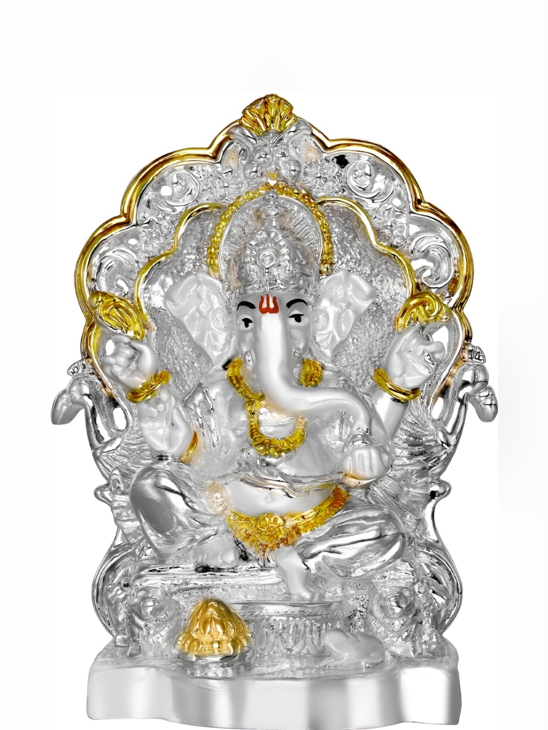 

DIVINITI Silver-Toned Religious Figurine Showpiece