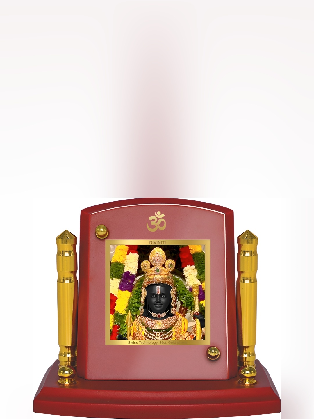 

DIVINITI Red Religious Idol Wooden Showpiece