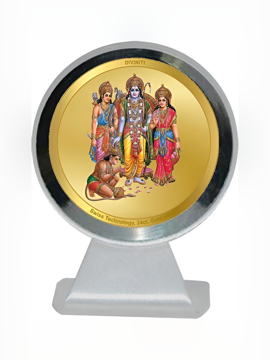 

DIVINITI Silver-Toned and GoldToned Religious Idol Showpiece